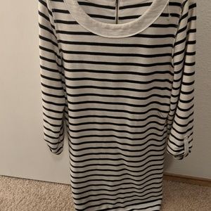 Black and White striped dress